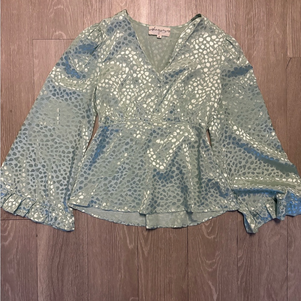 Elegant Green Women's Top